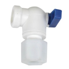 Vanne fermeture 3/8" pour réservoir osmoseur Jaco