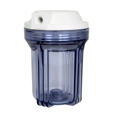 Carter porte filtre 5" entrée-sortie 1/4" NPT