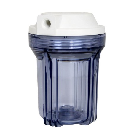 Carter porte filtre 5" entrée-sortie 1/4" NPT