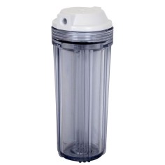 Carter porte filtre 10" entrée-sortie 1/4" NPT