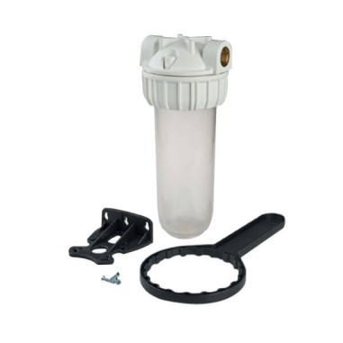 Carter Porte filtre Bactériostatique 3P 9"7/8 avec équerre , vis et clé - Pallas II / Senior 3P