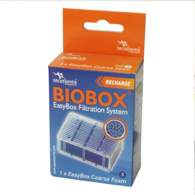 Filtre aquarium Easy box S Grosse mousse Aquatlantis  (Lot de 3)