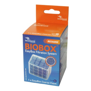 Filtre aquarium Easy box L Grosse mousse Aquatlantis  (Lot de 3)