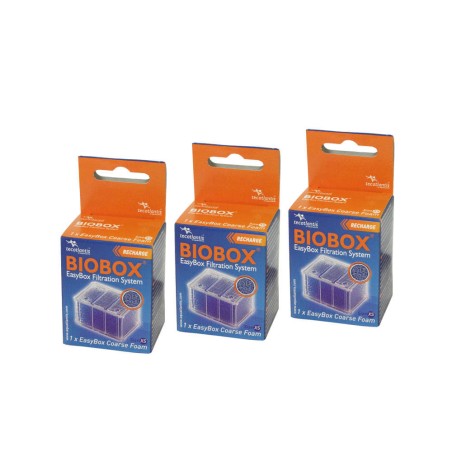 Filtre aquarium Easy box XS Grosse Mousse Aquatlantis  (Lot de 3)