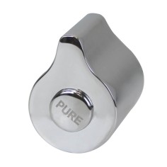 Bouton chromé robinet dauphin - DV056DCR