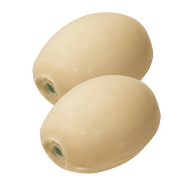 Lot porte savon + 3 savons rotatif écolier Provendi blancs lait d'amande