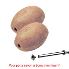 Savon beige exfoliant rotatif Provendi Recharge à Vis (lot de 2)