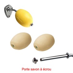 Lot porte savon + 3 recharges savon rotatif écolier Provendi