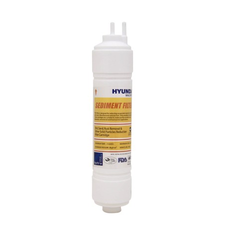 Cartouche Hyundai sédiment en ligne "Type U" pour fontaine Hyundai Wacortec