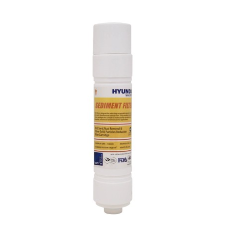 Cartouche Hyundai sédiment en ligne "Type U" pour fontaine Hyundai Wacortec