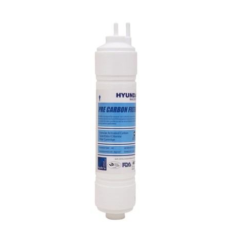 Cartouche Hyundai pré-filtre charbon en ligne Type "U" pour fontaine Hyundai Wacortec