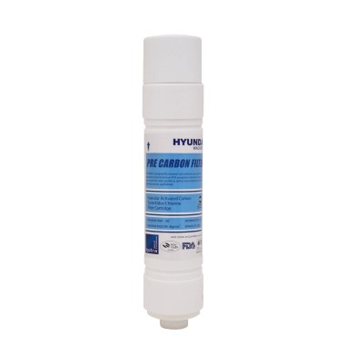 Cartouche Hyundai pré-filtre charbon en ligne Type "U" pour fontaine Hyundai Wacortec