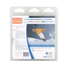 Filtre tamis CILLIT Uni 3/4"  1" (lot de 3)