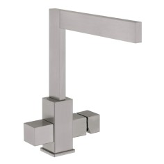 Robinet 3 Voies - Como - Nickel brossé