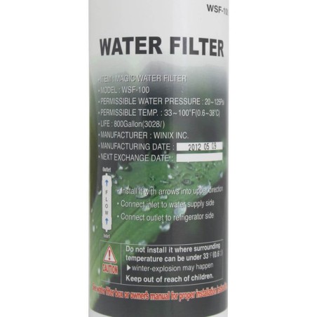 Filtre Frigo d'Origine Samsung WSF-100 Magic Water Filter