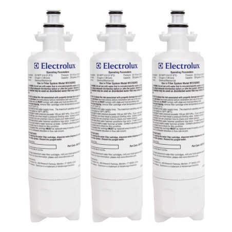 Filtre 2087518011 d'origine Electrolux - filtre à eau pour frigo Electrolux (lot de 3)