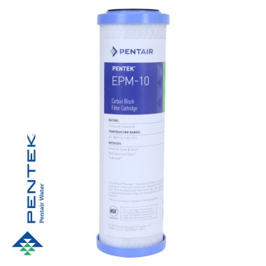Cartouche charbon actif 9''3/4 10µm (lot de 4) - Pentek Pentair Water
