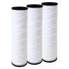 Cartouche double action - sédiment 10µm + Charbon Actif - 9"3/4 (lot de 3)