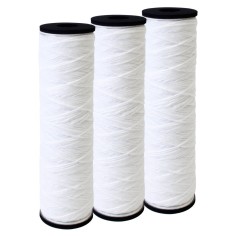 Cartouche double action - sédiment 5µm + Charbon Actif - 9"3/4 (lot de 3)