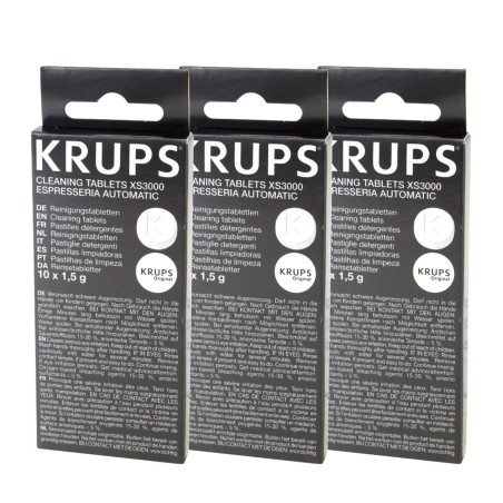 Tablettes détergentes Expresseria Automatic -  KRUPS XS3000 (lot de 3)