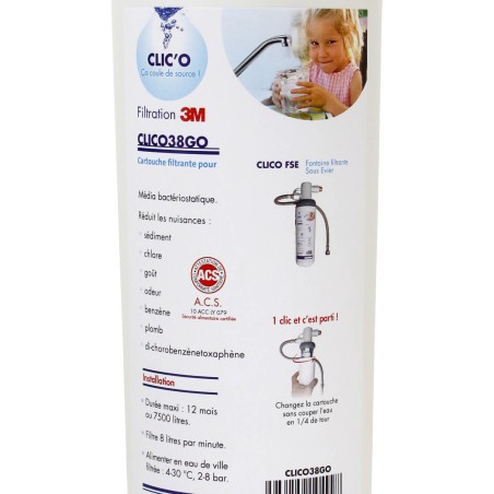 Cartouche Clico38GO d'origine pour Clico FSE - Polar