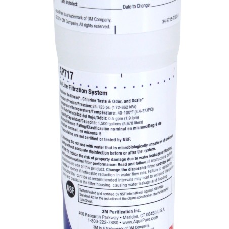 Filtre en ligne raccords 1/4" - 3M Filtration AP717