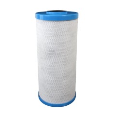 Cartouche charbon actif 9"3/4 Big Blue - 10µm - Crystal Filter CBE-10-934BB