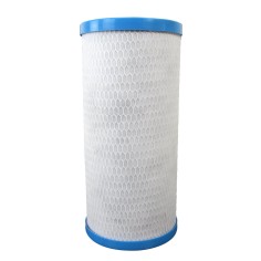 Cartouche charbon actif 9"3/4 Big Blue - 10µm - Crystal Filter CBE-10-934BB 2