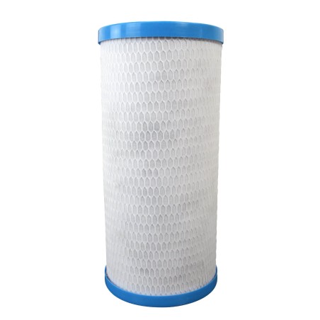 Cartouche charbon actif 9"3/4 Big Blue - 10µm - Crystal Filter CBE-10-934BB