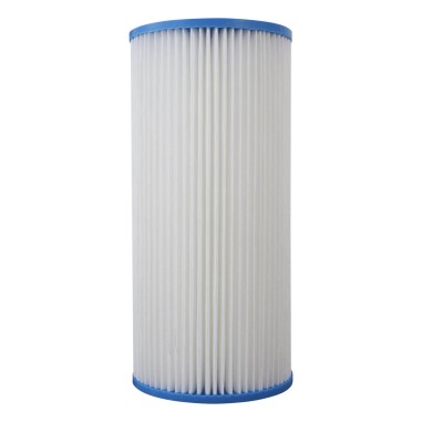Cartouche sédiment plissée 9’’3/4 Big Blue - filtre 20 µm – Crystal Filter PF-20-934BB-PO