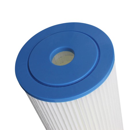Cartouche sédiment plissée 9’’3/4 Big Blue - filtre 10 µm – Crystal Filter PF-10-934BB-PO
