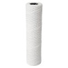 Cartouche sédiment bobinée eau chaude - 20µm PP - Ame en inox AISI 316