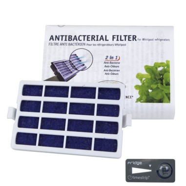Filtre Whirlpool USC009 - Filtre frigo américain Wpro + Filtre à air antibactérien Whirlpool