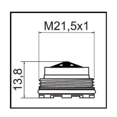Aérateur caché JR M21,5x1 - 5.7L/min - Jet orientable