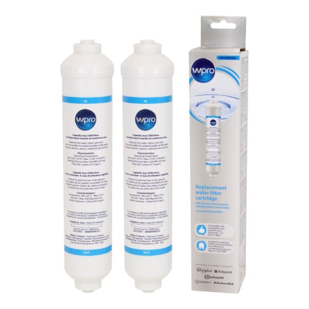 Filtre Wpro USC100 en ligne - Filtre frigo américain Wpro  (lot de 2)