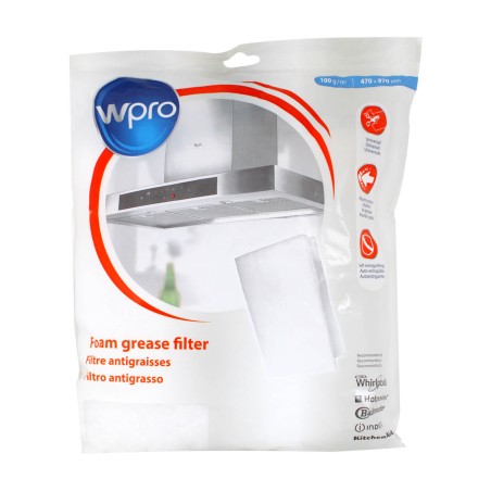 UGF018 Universel mousse - Filtre hotte aspirante antigraisse en mousse