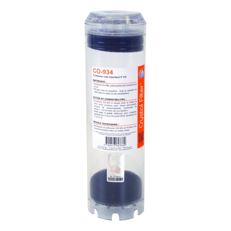 Conteneur vide à remplir 9"3/4 à 10" - Crystal Filter® CO-934