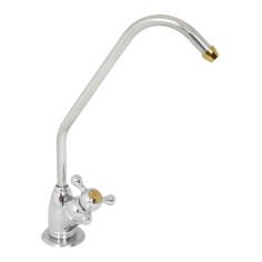 Robinet secondaire 1 voie - Robinet osmoseur modèle "Mississipi" - Chromé