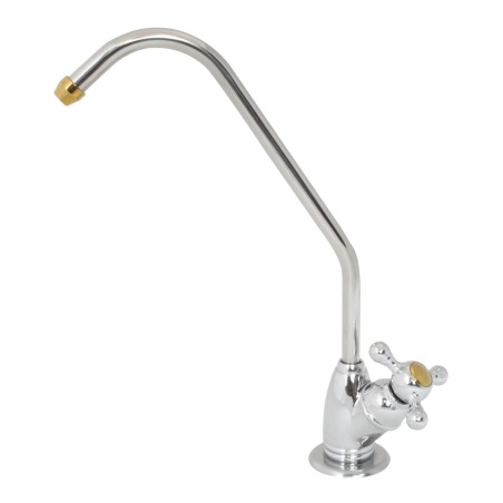 Robinet secondaire 1 voie - Robinet osmoseur modèle "Mississipi" - Chromé