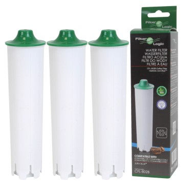 Filtre à eau CFL-802 compatible Jura Claris Blue pour machines à café ENA / IMPRESSA (lot de 3)