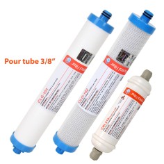 Cartouches compatibles AC30 - Pack sédiment + charbon + post-charbon 3/8" - Crystal Filter®