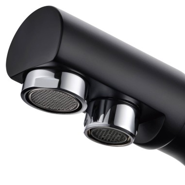 Robinet mitigeur 3 voies - Samoa - Noir