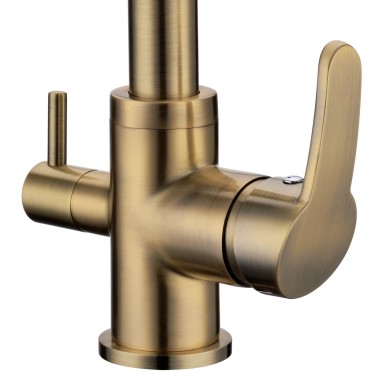 Robinet mitigeur 3 voies - Everglades - Bronze