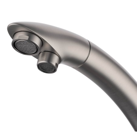 Robinet mitigeur 3 voies - Everglades - Nickel brossé