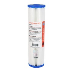 Cartouche PF-10-934-PO sédiment plissée 9''3/4 - filtre 10 µm - Crystal Filter®