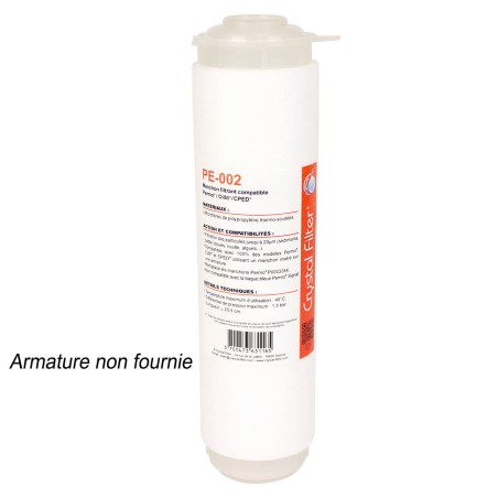 Manchon compatible Permo Cristal 3 et 4 - 10" - P0003354 - Crystal Filter® PE-002 (lot de 3)