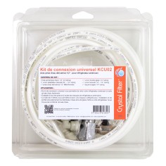 Kit de connexion universel KCU02 pour réfrigérateur - Crystal Filter®