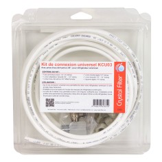 Kit de connexion universel KCU03 pour réfrigérateur - Crystal Filter®
