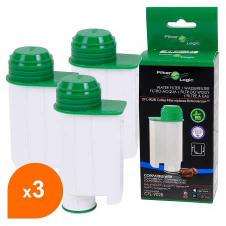 Cartouche compatible Saeco Intenza + / Filter Logic CFL-902B / Filtre à eau cafetière (lot de 3)