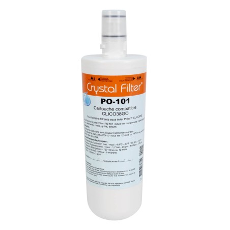Cartouche Clico38GO compatible pour Clico FSE - Crystal Filter® PO-101